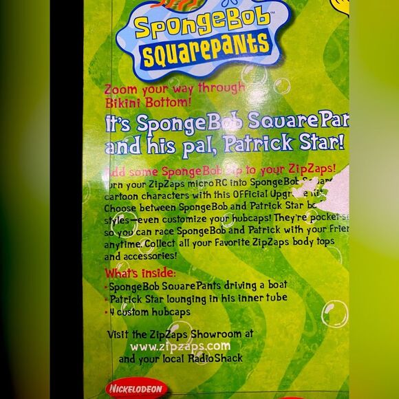 Zip Zaps Nickelodeon SpongeBob SquarePants  Patrick Micro RC Starter Kit Upgrade - Picture 8 of 13